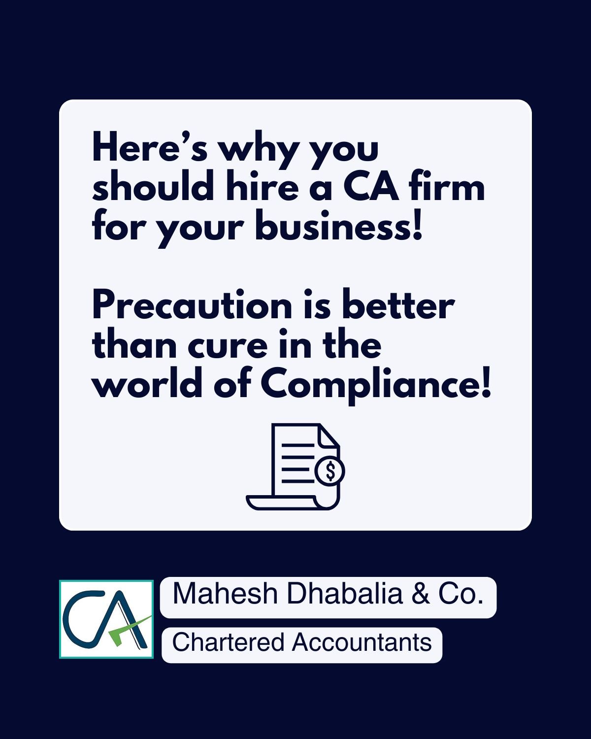 The Benefits of Hiring a CA Firm for Your Business